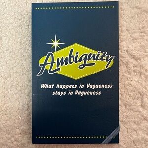 Mental Floss "Ambiguity" Lined Page Journal